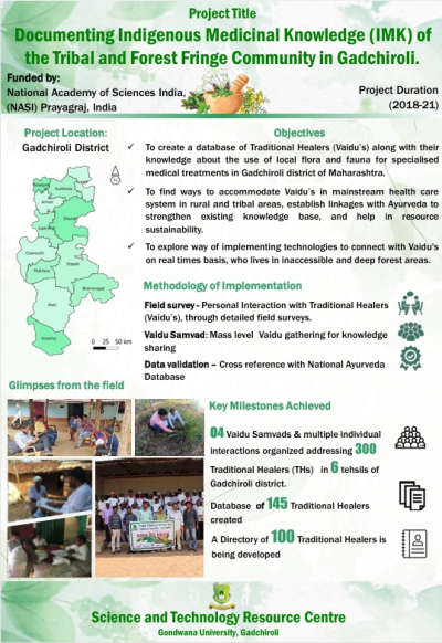 Documenting Indigenous Medicinal Knowledge (IMK) of the Tribal and Forest Fringe Community in Gadchiroli