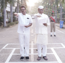 STRC Gadchiroli - 77th Republic Day Celebrated at Gondwana University